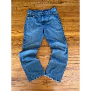 Urban Pipeline Mens Vintage Relaxed Straight Fit Blue Denim Jeans Size 32x34